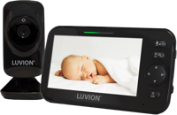 Luvion Icon Deluxe babyfoon met camera en 5' kleurenscherm zwart - thumbnail