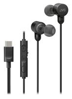 JVC HA-FR29UC bedrade in-ear oordopjes - Zwart - thumbnail