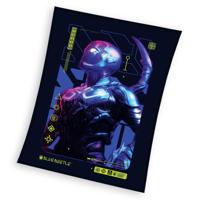 Fleece plaid Blue Beetle 150 x 200 cm - thumbnail