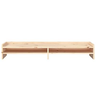 VidaXL Monitorstandaard 100x24x16 cm massief grenenhout