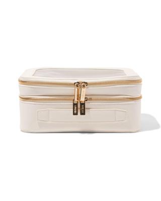 HEMA Toilettas 23x15x9cm dubbellaags transparant