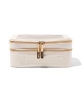 HEMA Toilettas 23x15x9cm dubbellaags transparant - thumbnail