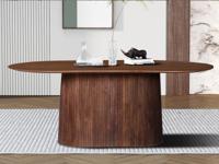 Eettafel MIGADON 200 cm lichtbruin - thumbnail