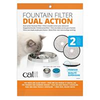 Catit Vervangende reinigingsfilter Premium voor de Catit drinkfontein 3L, verpakking van 2 - thumbnail