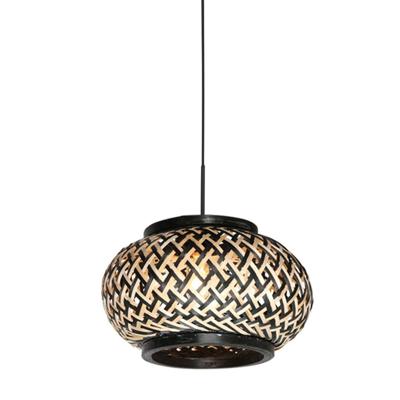 Steinhauer HanglampNox Light met bamboe kap Ø23cm - 4538ZW