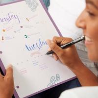 Gelschrijver Paper Mate Inkjoy medium zwart | 12 stuks - thumbnail