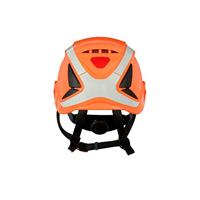 3M X5007V-CE Veiligheidshelm Met UV-sensor, Reflecterend, Geventileerd Oranje - thumbnail