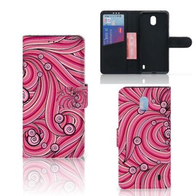 Nokia 1 Plus Hoesje Swirl Pink Nokia 1 Plus Hoesje Swirl Pink
