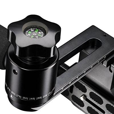 Mantona Gimbal TK-II statiefkop voor telelens (belastbaarheid 8 kg, gewicht 1,06 kg incl. snelwisselplaat)