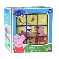 Puzzel Peppa Pig 9 Onderdelen 20 x 20 x 5 cm - thumbnail