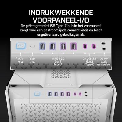 Corsair 9000D RGB AIRFLOW Full Tower Wit