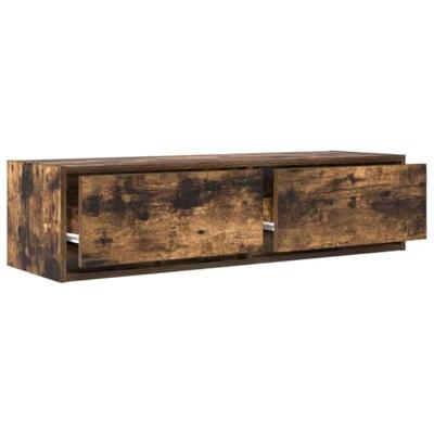 TV-kast met lade Gerookt eiken 100 x 31 x 25,5 cm Bewerkt hout