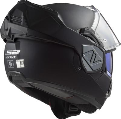 LS2 opklaphelm "ff906 advant solid" helmet advant black gr. l LS2 opklaphelm "ff906 advant solid" helmet advant black gr. l