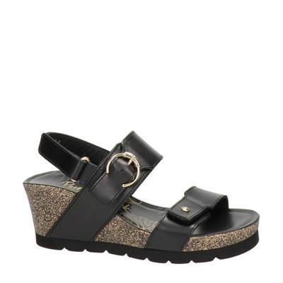 Panama Jack Velvet leren sleehakken zwart