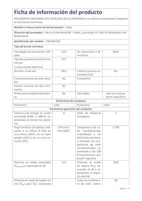 Circle Led Globe5,5W - E27 - Led - G125 - 470lm - 1001002200