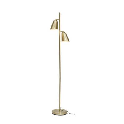 its about RoMi Vloerlamp 'Bremen' 2-lamps, kleur Goud