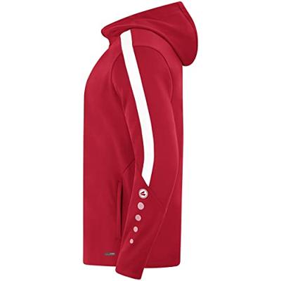 JAKO 6823D Jas Met Kap Power Dames - Rood - 42