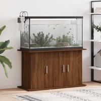 VidaXL Aquariumstandaard 101x41x58 cm bewerkt hout bruin eikenkleur - thumbnail