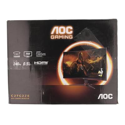 AOC Gaming C27G2ZE - 27 inch FHD gebogen monitor, 240 Hz, 0,5 m, FreeSync Premium (1920x1080, HDMI, DisplayPort) zwart/rood