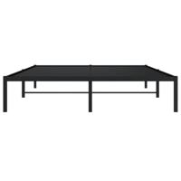 Bedframe metaal zwart 160x200 cm - thumbnail