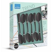 Amefa Austin Theelepels 6 Stuks Mat Zwart - thumbnail