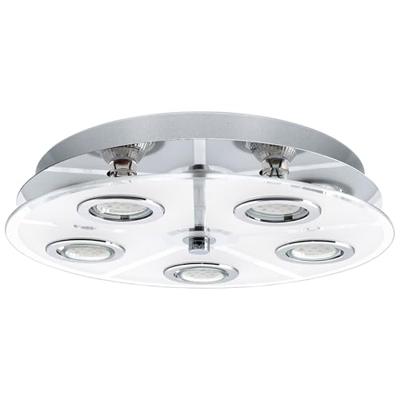 Eglo Led plafondlampCabo Round 5x3w - 3000K - 35cm chroom - 30933