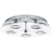 Eglo Led plafondlampCabo Round 5x3w - 3000K - 35cm chroom - 30933 - thumbnail