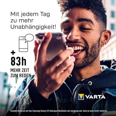 Varta 57908 101 111 powerbank Lithium-Polymeer (LiPo) 15000 mAh Draadloos opladen Wit