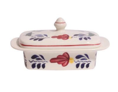 Boerenbont Botervloot met deksel Boerenbont Botervloot met deksel