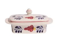 Boerenbont Botervloot met deksel - thumbnail