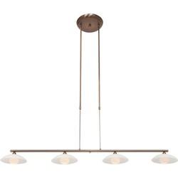 Steinhauer Klassieke hanglampSouvereign classic 4-lichts bronsbruin - 2743BR