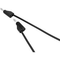 VOLTCRAFT MSB-100 sw 1m Meetsnoer Stekker 4 mm Stekker 4 mm 1 m Zwart 1 stuk(s) - thumbnail
