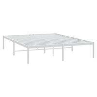 Bedframe metaal wit 140x200 cm - thumbnail