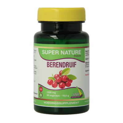 Berendruif 1500mg puur 30 Vegetarische capsules