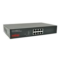 ROLINE PoE Fast Ethernet Switch, 8-Poorts, (8x PoE), 19 Inbouw - thumbnail