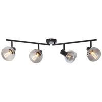 Brilliant Design plafondlampReflekt 4-lichts zwart - 82732/06 - thumbnail