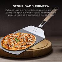 MasterPRO Pizzaschep RVS, Hout - thumbnail