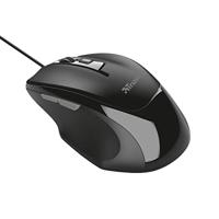 Trust Voca Muis USB Zwart 2400 dpi - thumbnail