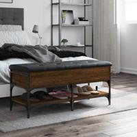 Schoenenbank 102x42x45 cm bewerkt hout sonoma eikenkleurig - thumbnail