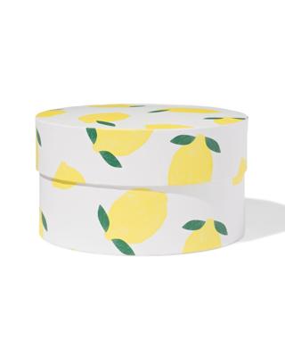 HEMA Doos Ø16.5x9cm Rond Citroenen