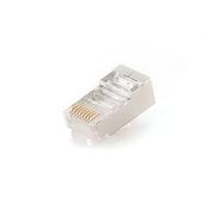 Gembird PLUG6SP/10 RJ-45 transparante kabelconnector - kabelconnectoren (RJ-45, transparant, Cat6, goud, CE, ISO 9002, 14 cm) - thumbnail