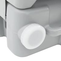 VidaXL Camping toilet grijs en wit 41,5 x 36,5 x 30 cm polyetheen - thumbnail