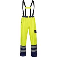 Opsial regenbroek - Darius - High Visibility - geel/marine blauw - maat 4XL - thumbnail