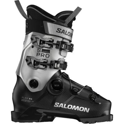 Salomon S/Pro Supra Boa 95 Skischoen Dames Black/Silver Met./Silver Met. 25/25,5 Salomon S/Pro Supra Boa 95 Skischoen Dames Black/Silver Met./Silver Met. 25/25,5
