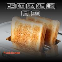 Muse MS-130BC - Broodrooster, 1.000 W, zwart/messing - thumbnail