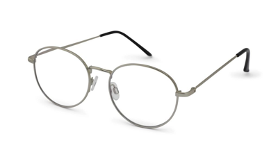 Leesbril Readr. -0043 OVAL-Shiny silver-+1.00 met blauwlichtfilter Leesbril Readr. -0043 OVAL-Shiny silver-+1.00 met blauwlichtfilter