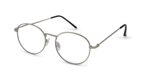 Leesbril Readr. -0043 OVAL-Shiny silver-+1.00 met blauwlichtfilter - thumbnail