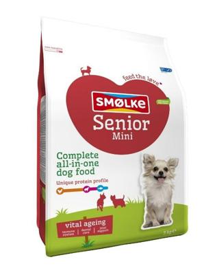 Smølke Senior Mini hondenvoer 2 x 3 kg Smølke Senior Mini hondenvoer 2 x 3 kg