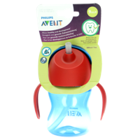 Philips Avent Drinkbeker Rietje Boy Blauw 200ml SCF796/01 - thumbnail