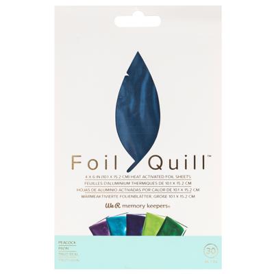 We R Makers • foil quill foil 10,1x15,2cm peacock